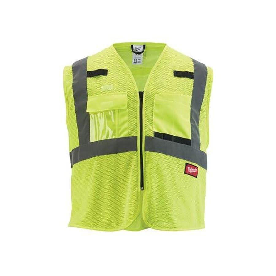 Non-Breakaway Mesh Safety Vest, L/XL, Hi-Viz Yellow, 600D Woven, Hook and Loop/Zipper Closure, 9 Pockets, ANSI Class Class 2, ANSI 107-15 Type R - h5yssuwgw0h3cziwukhz_800x500@2x.jpg