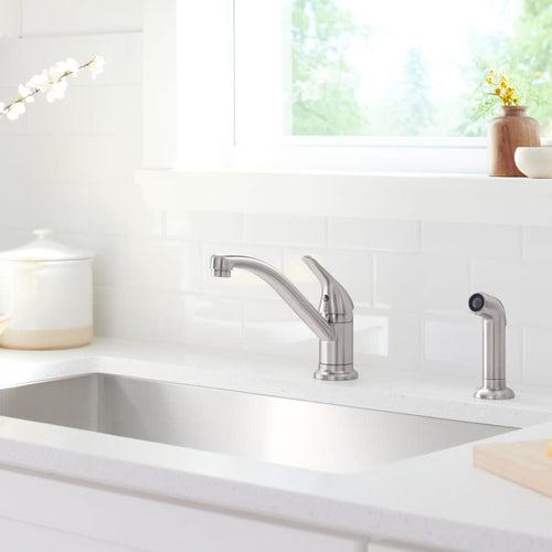 Jolt 1.5 GPM Single Hole Kitchen Faucet - Includes Side Spray Escutcheon - h7hf4tll0hhslndgfbzb_x500.jpg