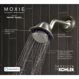 Moxie 2.5 GPM Single Function Shower Head with Bluetooth Technology - hakj21ysnyhxnpnmmeui_x500.jpg