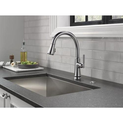 Coranto 1.8 GPM Single Hole Pull Down Kitchen Faucet with Magnetic Docking Spray Head and ShieldSpray - hbddjgl3qdjqgskjei0z_x500.jpg