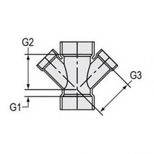 Double Wye, 4 x 2 x 2 in, Hub, DWV, PVC - hbxg4m8isedniqvvawjh_x500.jpg