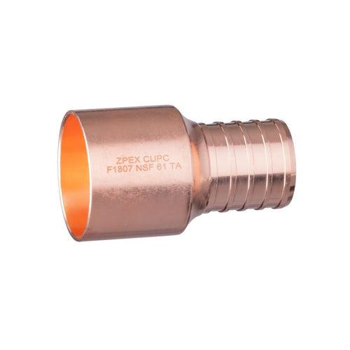 Adapter, 1 in, Crimp PEX x C, Copper - hc9il58vojcnm1v3azfl_x500.jpg