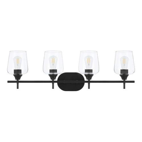 Pavlen 33 in. 4-Lights Black Vanity Light with Clear Glass Shade - hevqdx33cebgvpniya6d_x500.jpg