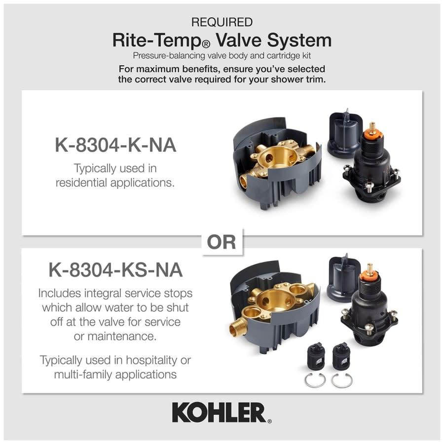 Hint Function Pressure Balanced Valve Trim Only with Single Lever Handle - Less Rough In - hhwlxf65igwuo953xcwh_800x500@2x.jpg