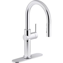 Crue 1.5 GPM Single Hole Pull Down Kitchen Faucet - Includes Escutcheon - hj7xkyhjclmcsycyfp4t_800x500@2x.jpg