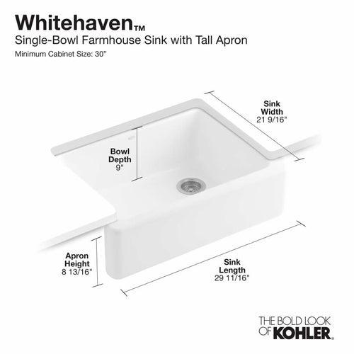 Whitehaven 29-11/16" Self-Trimming Farmhouse Single Basin Enameled Cast Iron Kitchen Sink - hkqqhjs9dmhkq63wi9ij_x500.jpg