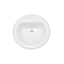 Rockaway 19" Circular Vitreous China Drop In Bathroom Sink with Overflow and 1 Faucet Hole at 0" Centers - hlmknqqrgwnyhi5mhloz_800x500@2x.jpg