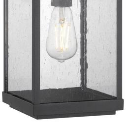 Park Court 19 in. 1-Light Textured Black Traditional Outdoor Wall Lantern with Clear Seeded Glass - hmsvr5xzju9dxwakbwlh_x500.jpg