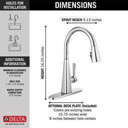 Lenta Single-Handle Pull-Down Kitchen Faucet with ShieldSpray - hocyehckwtumojltwuiv_x500.jpg