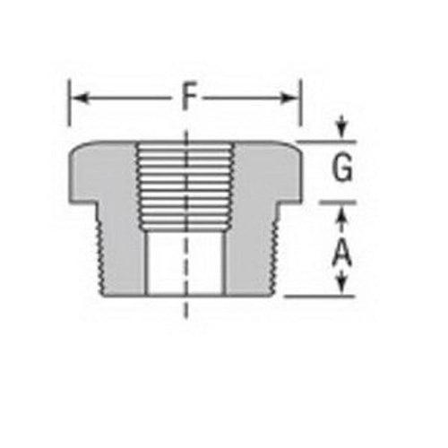 Hex Head Bushing, 1-1/2 x 1-1/4 in, MNPT X FNPT, SCH 80/XH, Forged Steel, 3000 lb - hp1mms27cpqefbpjh7nm_x500.jpg