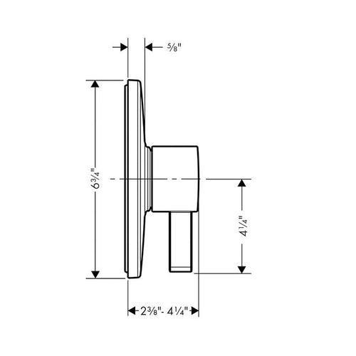 Ecostat S Pressure Balanced Tub & Shower Trim, ADA, Polished Chrome - hvtofzwvvncprsfekbpc_x500.jpg