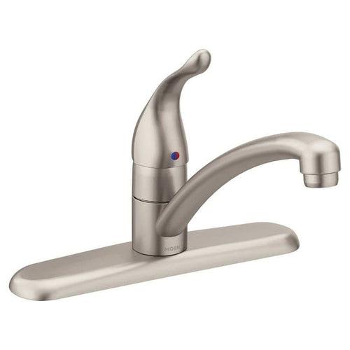 Chateau® Kitchen Faucet, Deck Mount, ADA, 1 Lever Handle, 4-Hole, Spot Resist Stainless - hxfsflpq5x1wnddt0ysc_x500.jpg