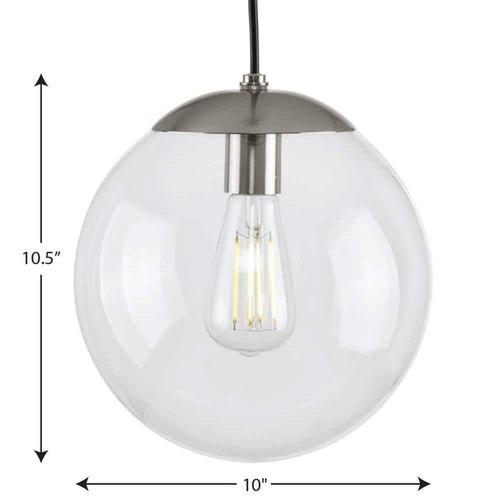 Atwell 1-Light Brushed Nickel Clear Glass Globe Modern Medium Pendant Hanging Light - hy8ylkbi9pwqcqum8s2v_x500.jpg