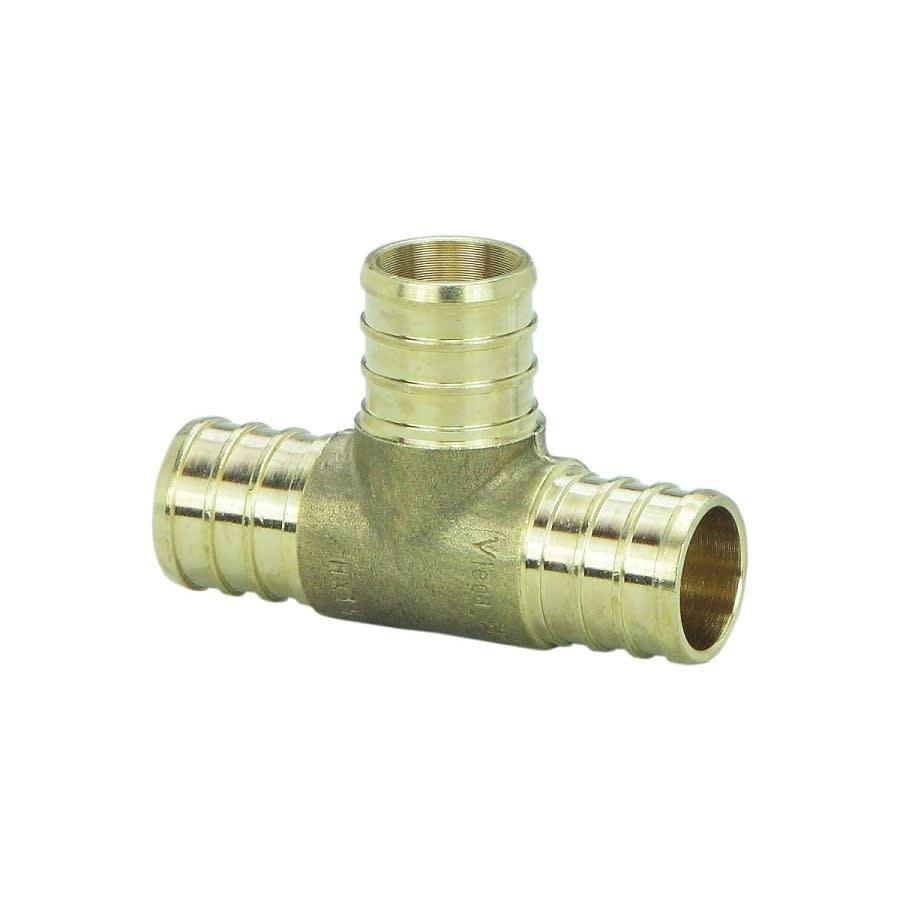 PureFlow® Tee, 3/4 x 1/2 x 3/4 in, Crimp PEX, Brass - hycprhlcu9ytybknvi75_800x500@2x.jpg