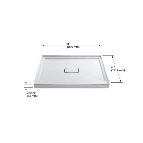 Archer 48" x 48" Square Shower Base with Single Threshold and Center Drain - hygmvukaz8ulhcrxaoku_x500.jpg