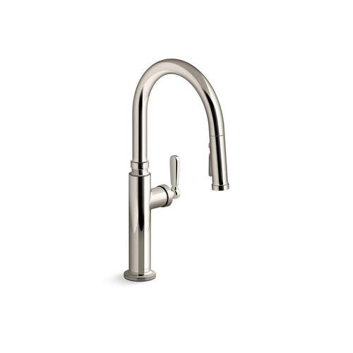 Edalyn™ by Studio McGee Kitchen Faucet, Deck Mount, 1 Lever Handle, 1-Hole, Vibrant Polished Nickel - hzplamkbrdzhdhiyjb08_x500.jpg