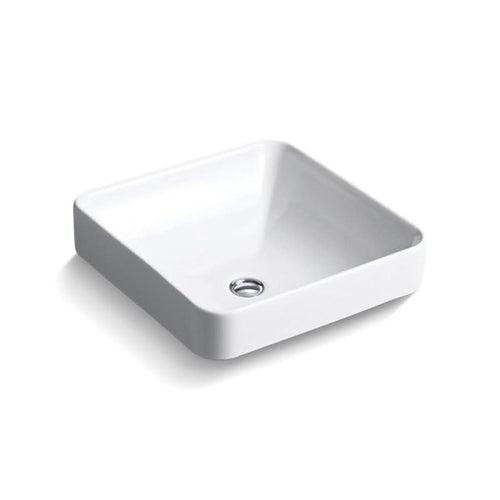 Vox® Vessel Mount Lavatory Sink, ADA, 16-1/4 x 16-1/4 x 6-3/4 in, Vitreous China, White - hzwri1tet2bmyeuikgpw_x500.jpg