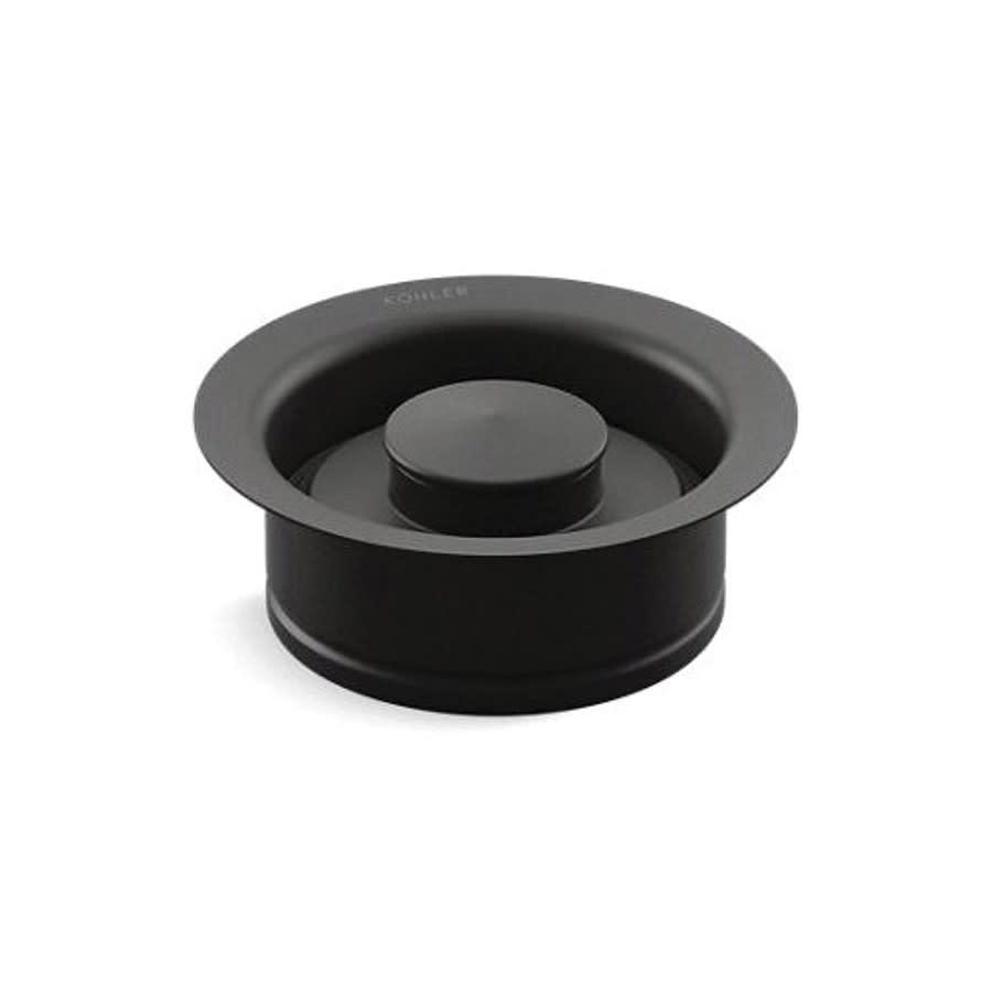 Disposal Flange With Stopper, 4-7/16 in Dia, Metal, Matte Black - i5vovp5qcp9v7u5ciktq_800x500@2x.jpg