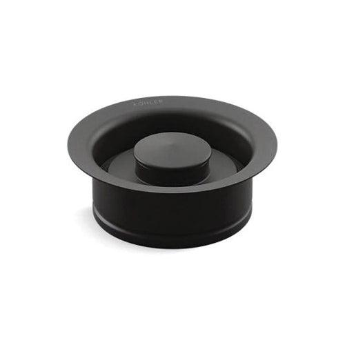 Disposal Flange With Stopper, 4-7/16 in Dia, Metal, Matte Black - i5vovp5qcp9v7u5ciktq_x500.jpg