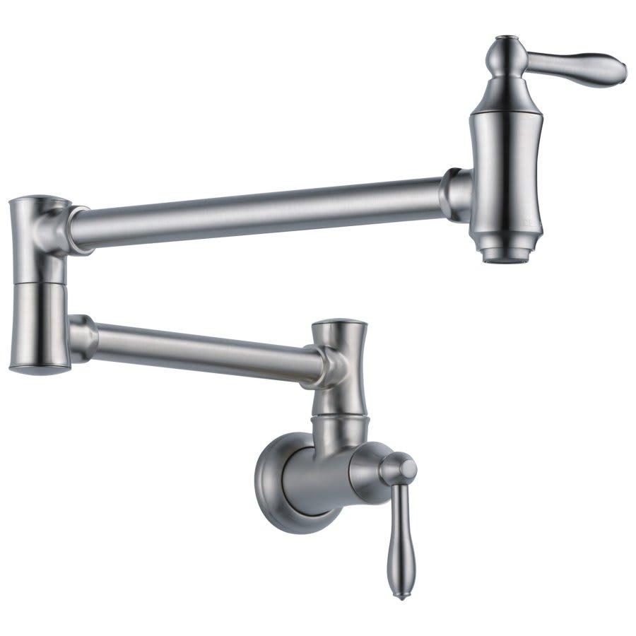 Pot Filler Faucet, Wall Mount, ADA, 2 Lever Handle, 1-Hole, Arctic Stainless - i78ozlzodpodpcx9mbdc_800x500@2x.jpg