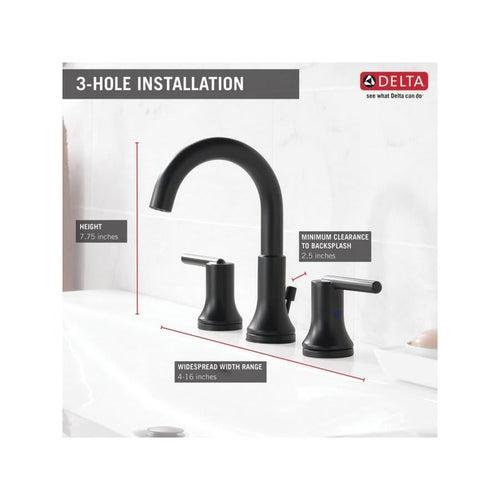 Trinsic® Widespread Lavatory Faucet, ADA, 2 Handle, 3-Hole, 1.2 gpm, Matte Black - ibaepbpxmzzdzfzf9yjz_x500.jpg