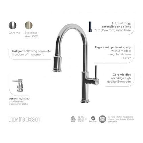 Kitchen Faucet, Deck Mount, ADA, 1 Lever Handle, 1-Hole, Stainless Steel - iewpdlfiovw9dtrt17ii_x500.jpg