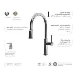 Kitchen Faucet, Deck Mount, ADA, 1 Lever Handle, 1-Hole, Stainless Steel - iewpdlfiovw9dtrt17ii_x500.jpg