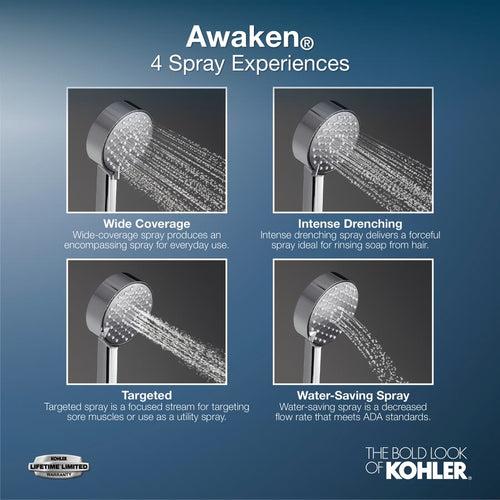 Awaken G110 1.75 GPM Multi Function Hand Shower Package - Includes Slide Bar and Hose - iewsxrtkwtwpwvusgg2s_x500.jpg