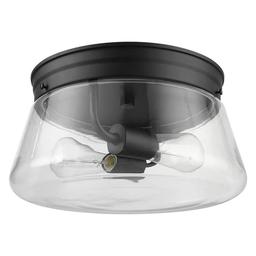 Aleyna 2-Light Matte Black Outdoor/Indoor Flush Mount Light with Clear Glass Shade - ighwwu5cubcq8ayhkoji_x500.jpg