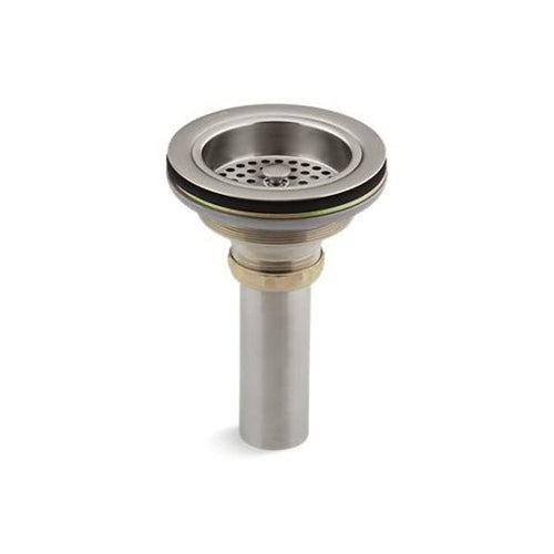 Manual Sink Strainer With Tailpiece, Duostrainer® Solid Brass, Vibrant Stainless Steel - iktddeongux5skoluvx7_x500.jpg