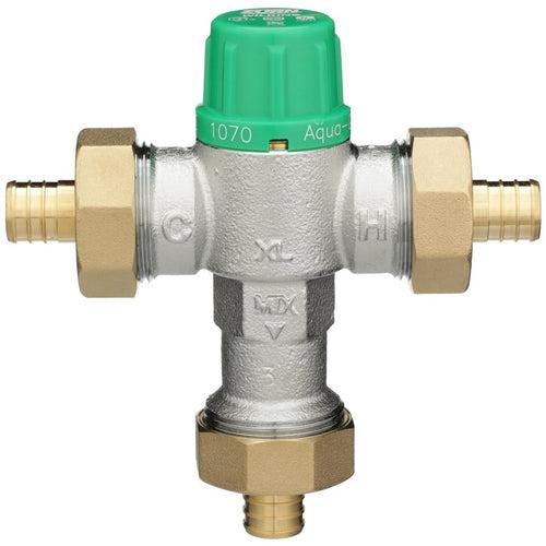 Aqua-Gard® Mixing Valve, 1/2 in, PEX, Bronze, Satin Nickel - ioks68qncwlmqfalcb21_x500.jpg