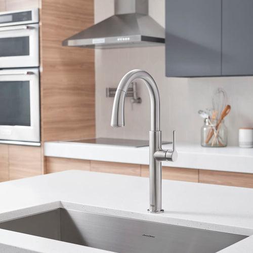 Studio S 1.8 GPM Single Hole Pull Down Kitchen Faucet with Re-Trax Technology - irt3iduhozwgpd5o6bmx_x500.jpg