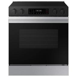 Bespoke 30 in. 6.3 cu.ft. 5 Burner Element Smart Slide-In Electric Range w/ AirFry & Safety Knobs in Stainless Steel - ivxng6teevcqsvc2xae7_800x500@2x.jpg