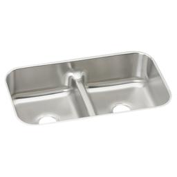 Lustertone™ Classic Double Bowl Kitchen Sink, Under Mount, 32-1/2 x 18-1/8 in, 8 in Bowl Depth, 18 ga Lustrous Satin Steel, Stainless - iw9reypgbghsstpoz3eb_800x500@2x.jpg