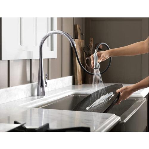 Simplice 1.5 GPM Single Hole Pull Down Kitchen Faucet - Includes Escutcheon - iwwl9cwe8g9pfmqmg5oa_x500.jpg