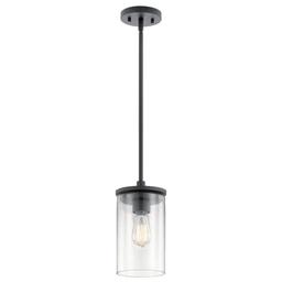 Crosby Single Light 6" Wide Mini Pendant with Clear Glass Shade - ixhbfnqhgvec0wzyxv3b_x500.jpg