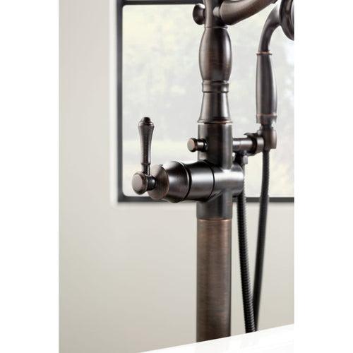 Cassidy Floor Mounted Tub Filler with Integrated Diverter and Hand Shower - Less Rough In - ixqgdrkha6qgezrpqz43_x500.jpg