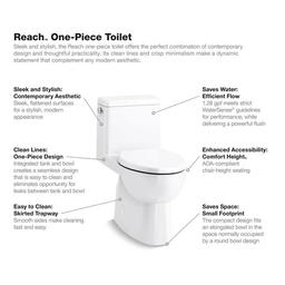 Reach 1.28 GPF One-Piece Compact Elongated Chair Height Toilet with Skirted Trapway and Left Hand Trip Lever - Seat Included - iykykv8rozdgfljvmnpg_x500.jpg