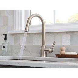 Adler Single-Handle Pull-Down Sprayer Kitchen Faucet with Power Clean and Reflex in Spot Resist Stainless - jc1lvnzzkuztdhocctqe_x500.jpg