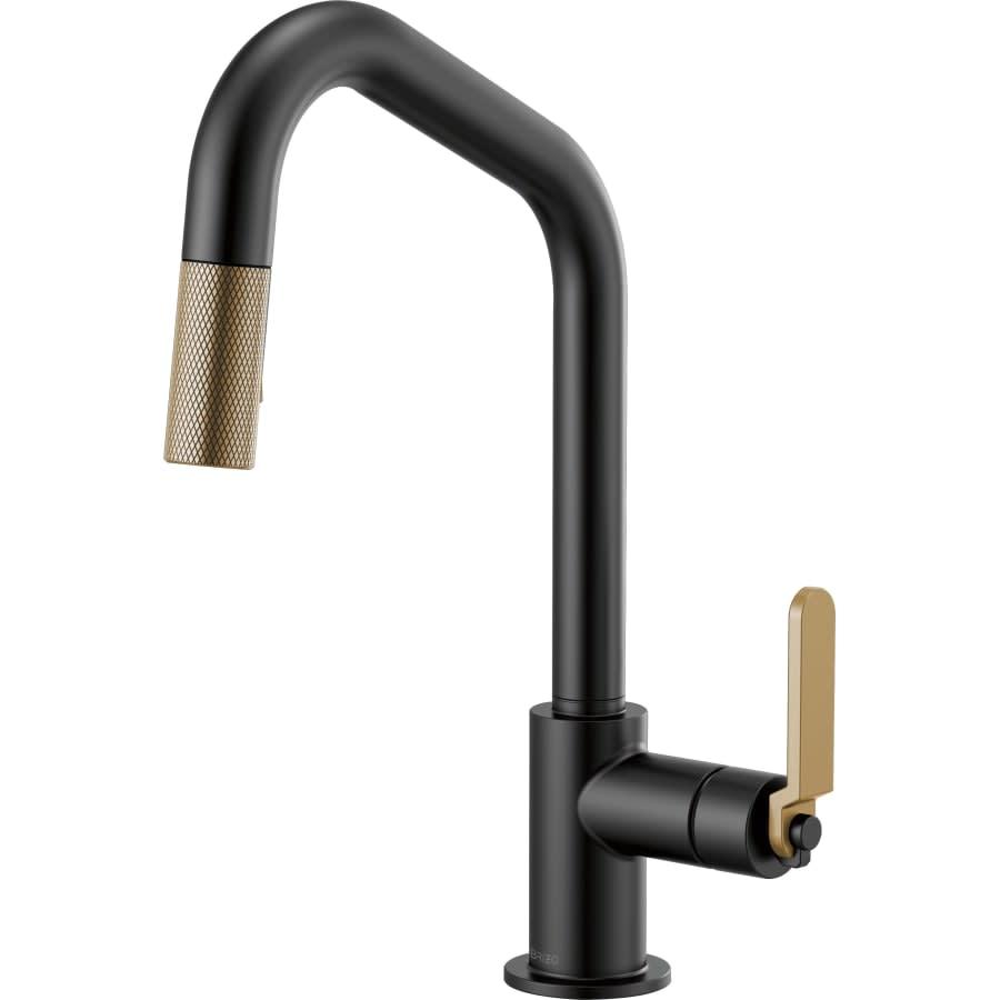 Litze Single Handle Angled Spout Pull Down Kitchen Faucet with Industrial Handle - Limited Lifetime Warranty - jdl9leadwmpukbaole7n_800x500@2x.jpg