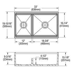 Explore™ Double Bowl Kitchen Sink, Under Mount, 33 x 20 in, 9-1/8 in Bowl Depth, Fireclay, White - jedf2cggstgy3wpxvuix_x500.jpg