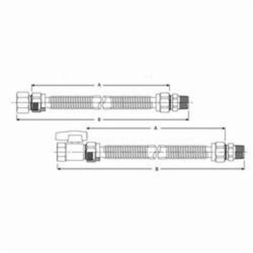 Gas Flex, 1/2 in ID, 1/2 in, FNPT x MNPT, 60 in L - jgirknwe6udvioistlc8_x500.jpg