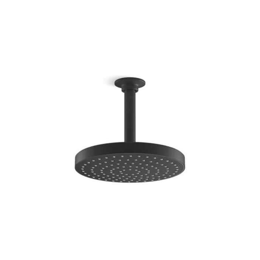 Awaken® Rainshower Shower Head, 8 in Dia, 1.75 gpm, Matte Black - jlnrrgwqljk0odlzqld5_800x500@2x.jpg