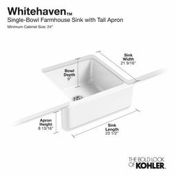 Whitehaven 23-1/2" Self-Trimming Farmhouse Single Basin Enameled Cast Iron Kitchen Sink - jmmxlwlsbe5uztayc3of_x500.jpg