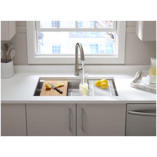 Prolific 33" Workstation Single Basin Undermount Kitchen Sink with Silent Shield Technology and Accessories Included - joydslftsgz70utiwyfe_x500.jpg