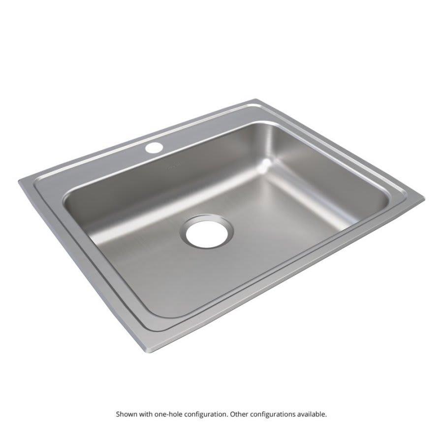 Lustertone™ Classic Single Bowl Kitchen Sink, Top Mount, ADA, 25 x 21-1/4 in, 5-3/8 in Bowl Depth, 3-Hole, 18 ga Lustrous Satin Steel, Stainless - jq4dbs0obfy22075i3kq_800x500@2x.jpg