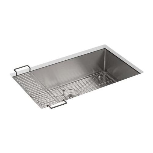 Strive™ Single Bowl Kitchen Sink, Under Mount, 32 x 18-5/16 in, 9-5/16 in Bowl Depth, 16 ga Satin Steel, Stainless - jw2ye9jigjtnuws34g2q_x500.jpg