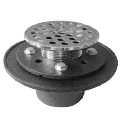 Cast Iron Round Shower Drain (2" IPS Connection) - jzbviqlehkuqmg097wj6_x500.jpg