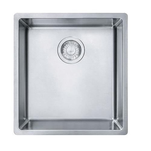 Cube Single Bowl Bar Sink, Under Mount, 16-1/2 x 17-3/4 in, 9 in Bowl Depth, 18 ga Satin Steel, Stainless - kbvcdwi2pyqlbuafesgi_x500.jpg