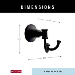 Chamberlain Double Towel Hook Bath Hardware Accessory in Matte Black - kcz0l0pd1xdof8odk61l_x500.jpg